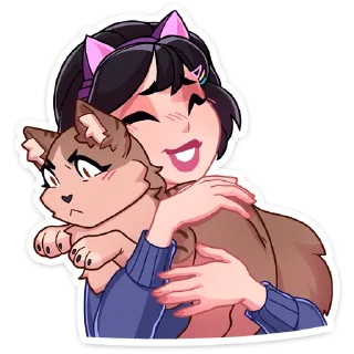 🤗 emoji Анечка (@TgSticker) Telegram sticker 24 of 40