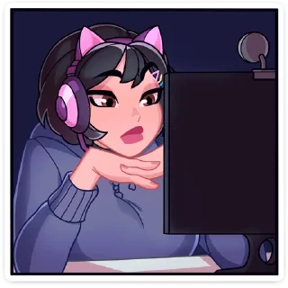💻 emoji Анечка (@TgSticker) Telegram sticker 5 of 40