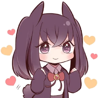 Sticker from Чёрная зайка 2 @Nyasticks
