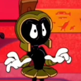 😩 emoji MARVIN THE MARTIAN / COMMANDERX2 Telegram sticker 24 of 63