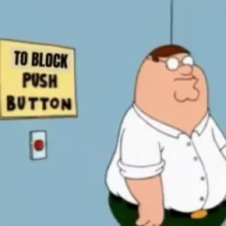 Sticker from Family Guy