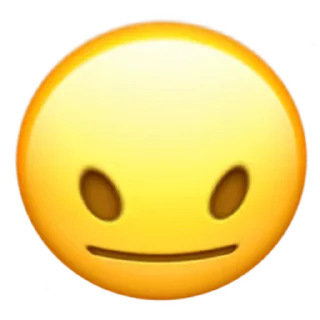 😐 emoji Emote-stickers Telegram sticker 6 of 20