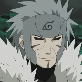 😏 emoji Tobirama Telegram sticker 21 of 24