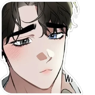 😚 emoji З манхв (яой)🥰 Telegram sticker 16 of 92