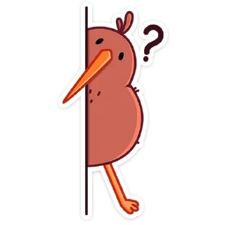 🤨 emoji Киви Кивик • @stickers_vk Telegram sticker 12 of 49