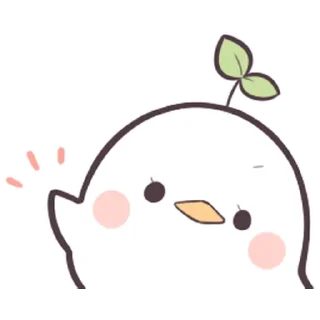 Sticker from Птичка проросток  - @tg_sticks