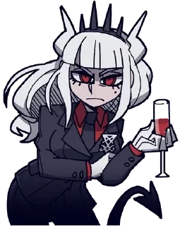 🍷 emoji ː͡➘₊̣𝐋𝐮𝐜𝐢𝐟𝐞𝐫🫀୭̥₊˚| @stiikerssx Telegram sticker 7 of 30