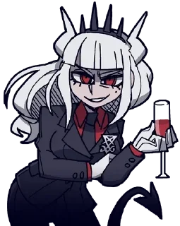 🍷 emoji ː͡➘₊̣𝐋𝐮𝐜𝐢𝐟𝐞𝐫🫀୭̥₊˚| @stiikerssx Telegram sticker 6 of 30