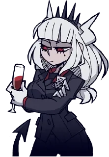 🍷 emoji ː͡➘₊̣𝐋𝐮𝐜𝐢𝐟𝐞𝐫🫀୭̥₊˚| @stiikerssx Telegram sticker 2 of 30