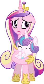 🙂 emoji Flurry Heart | @MyLittlePony_bots Telegram sticker 8 of 75