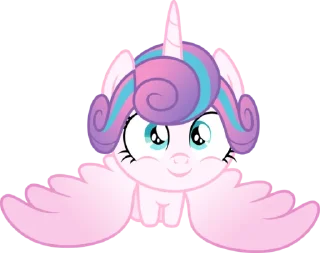 🙂 emoji Flurry Heart | @MyLittlePony_bots Telegram sticker 5 of 75
