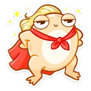 🦸‍♀ emoji Мистер Жабка от @TgSticker Telegram sticker 5 of 48