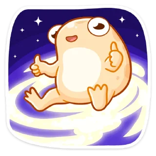 👍 emoji Мистер Жабка от @TgSticker Telegram sticker 15 of 48