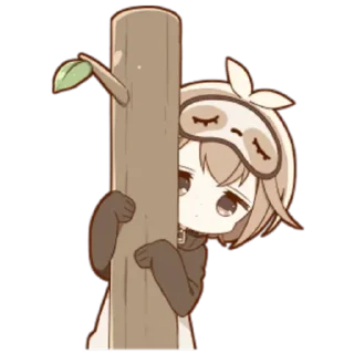 🍂 emoji Ленивец-кун @angelinaa22 Telegram sticker 4 of 30