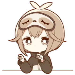 🍂 emoji Ленивец-кун @angelinaa22 Telegram sticker 12 of 30
