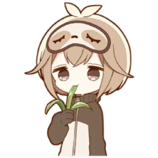 🍂 emoji Ленивец-кун @angelinaa22 Telegram sticker 2 of 30