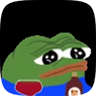 🍷 emoji Pepe video pack Telegram sticker 23 of 61
