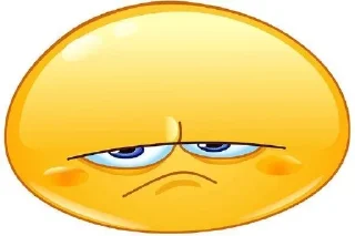 😒 emoji еміля стікери 2.0 Telegram sticker 12 of 111