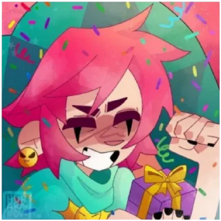 🥳 emoji Честер Telegram sticker 22 of 30