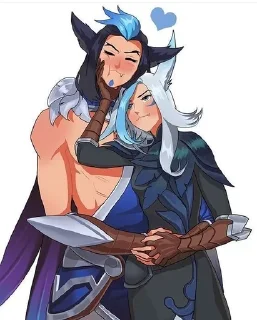 Sticker from [Xayah x Rakan] anka's edition