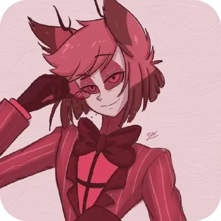👄 emoji Избранные просто Аластор  :3 Telegram sticker 17 of 22
