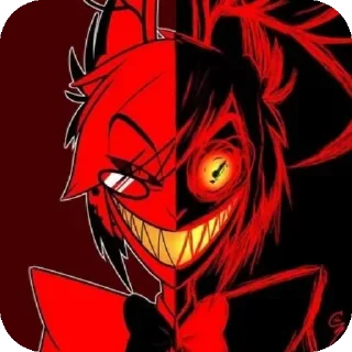 🖼 emoji Избранные просто Аластор  :3 Telegram sticker 12 of 22