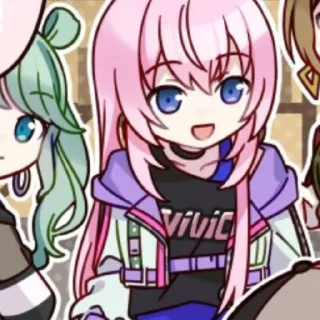 🤖 emoji MegurineLuka Telegram sticker 11 of 48