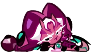 💗 emoji ( 💗 ) lychee dragon cookie @labluemoon Telegram sticker 24 of 60