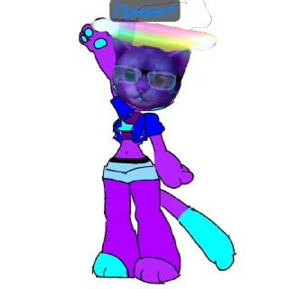 🐱 emoji Радужка C.S.A.L (Все лучшие) Telegram sticker 7 of 13