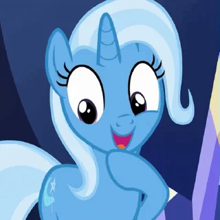 👍 emoji Trixie | @MLP_AnimatedStickers Telegram sticker 7 of 50