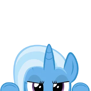 ✌️ emoji Trixie | @MyLittlePony_bots Telegram sticker 20 of 108