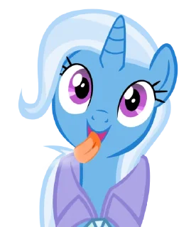 🤪 emoji Trixie | @MyLittlePony_bots Telegram sticker 7 of 108