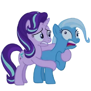 Sticker from Star/Trixie | @MyLittlePony_bots