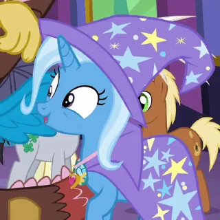 😁 emoji Trixie | @MLP_AnimatedStickers Telegram sticker 5 of 50