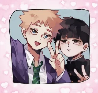 ❤️ emoji TeruMob canon Telegram sticker 9 of 70