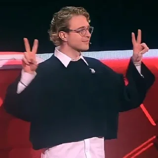 ✌️ emoji Егорик Крид Telegram sticker 10 of 24