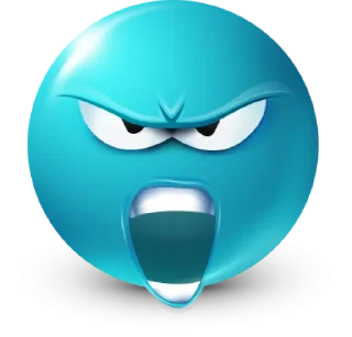 🤩 emoji Teal Face Emoji @TgSticker Telegram sticker 21 of 95