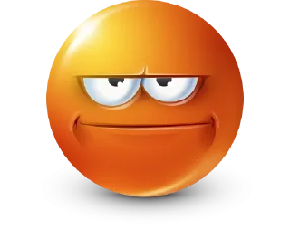 🤩 emoji Orange Face Emoji @TgSticker @MoiStikiBot Telegram sticker 24 of 95