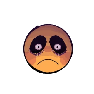 🙁 emoji Жёлтые Ёбла @stickers_teleg_telegramstickeri Telegram sticker 6 of 37