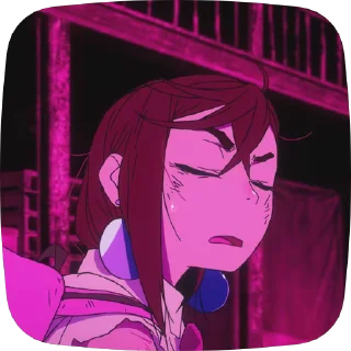 😳 emoji Dandadan by @spcave Telegram sticker 12 of 113