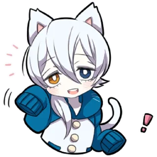 Sticker from Белый котёнок ч.3 @nyasticks