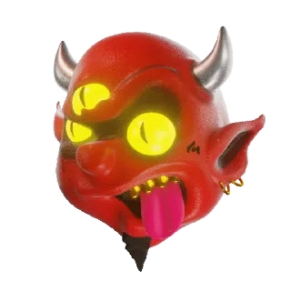 👿 emoji Cartoon @stickerstgrm Telegram sticker 13 of 25