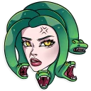 😠 emoji Medusa Telegram sticker 13 of 35