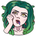 🙄 emoji Medusa Telegram sticker 16 of 35