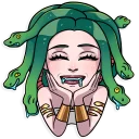 🤤 emoji Medusa Telegram sticker 14 of 35