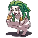 😱 emoji Medusa Telegram sticker 15 of 35