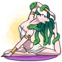 🤸 emoji Medusa Telegram sticker 6 of 35