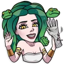 👋 emoji Medusa Telegram sticker 5 of 35