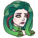 ☹ emoji Medusa Telegram sticker 9 of 35