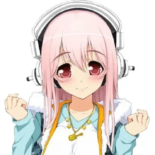 🎧 emoji Super Sonico @kiwiys Telegram sticker 11 of 65